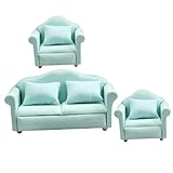 Gogogmee Maßstab Tiefgrün Stoff Möbel Zubehör für Dekoration Foto...