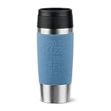 Emsa Travel Mug 360 ml Classic Isolierbecher, Kaffeebecher aus Edelstahl,...
