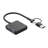 Vexebnular USB C Erweiterungskabel USB Splitter USB C/USB Mann Bis...