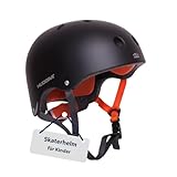 HUDORA Skaterhelm - Skateboard-Helm für Kinder, Jugendliche und Erwachsene...