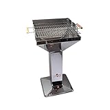 Bilderrahmen Neumann Holzkohlegrill Kingsale, Säulengrill Edelstahl,...