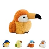 Xiyocadt Plüschvogel, Vogel Plüschtier, Niedlicher Vogel Kuscheltier,...