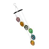 LLLmhuaa Kristall-Klangspiel für Außenspiegelung, Glasglocken, Innen- und...