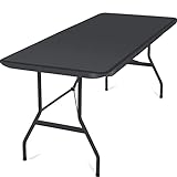 KESSER® Buffettisch Tisch klappbar Kunststoff 183x76 cm Campingtisch...