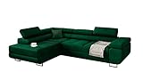 KREATIVE FURNITURE & DESIGN Ecksofa Miami ecksofa mit schlaffunktion und...