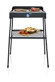 SEVERIN Standgrill mit Edelstahl-Grillrost und Standuntergestell und...