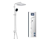 GROHE Vitalio 250, Duschset ohne Armatur, wassersparend, 8l pro Min...