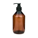 mikken 1 Seifenspender 250 ml Pumpspender aus braunem Kunststoff,...
