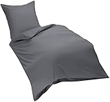 Dream Art 143653 Fb. 9039, Renforcé-Bettwäsche-Set, 100% Baumwolle, Uni,...