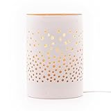 Candle-Brothers Elektrische Duftlampe Dots | Aromalampe Keramik Weiß |...