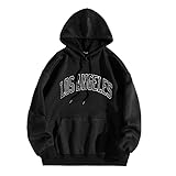 Generisch Basketball Pullover Brief Grafik Kapuzendruck Rundhals Langarm...