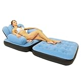 Genérico Luftsofa | Tragbares Klappsofa, 5-in-1, aufblasbar, doppellagig,...