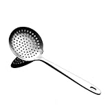 Abseihlöffel aus Edelstahl – Schaumlöffel Edelstahl Ideal für Knödel,...
