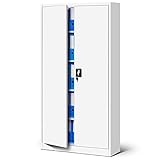 Jan Nowak Metallschrank Jan 185 x 90 x 40 cm - Metall Aktenschrank...
