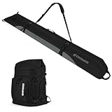 Odoland Skitasche Set, Gepolstert Skisack und Schuhtasche Combo für...