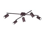 Trio Leuchten Deckenleuchte Marley 612400524, Metall rostfarbig,...