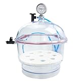 Yzzthumss 150 mm Kunststoff-Vakuumtrockner für Labore, Exsikkator,...