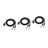 DOITOOL 3St Audioleitung Vinyl Schallplattenspieler Schlagzeug Instrument...
