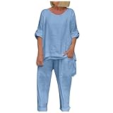 QJDFLL leggings damen weiß 3/4 sweatshirts für pullover herren schwarz...