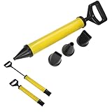 Fugenpistole Set mit 4 Düsen - Handmörtelpumpe für Fugenmörtel,...