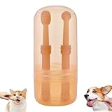 Pet Toothbrush with Tongue Scraper,Kleine Hunde...