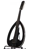 Professioneller Elektro-Oud mit 3-Band-Equalizer Gitarrenbauer Schwarz...