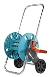 Gardena CleverRoll Schlauchwagen S - Schwarz, Kunststoff, 1 Regal, 1 Rad,...