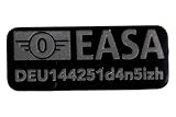 Roboterwerk - Drohnen Kennzeichen 20x8 mm mit EASA Drohnenklasse C-0 für...