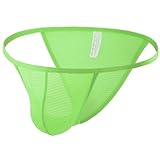 Herren String Tangas Transparente Unterwäsche Niedrige Taille Slips Bikini...