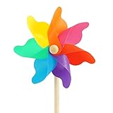CIM Windspiel - Moulin 14 Rainbow - UV-beständig und wetterfest - Windrad:...
