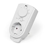 MC Power - Steckdosen-Thermostat Klimaregelung | TCU-330 | 5-30°C, max....