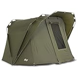Lucx Coon Bivvy Angelzelt für 1-2 Mann - kompaktes Karpfenzelt mit extra...