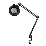 Led 5X Lupe Clamp Lampe, Tageslicht Klar Beleuchtet Linse, Einstellbare...