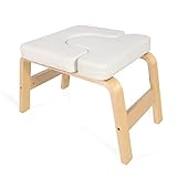 REDCAMP Yoga kopfstandhocker, Yoga Inversion Bank mit Holzrahmen und PU...