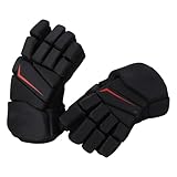 Luqeeg 1 Paar Eishockey-Handschuhe, Atmungsaktive Lacrosse-Handschuhe...