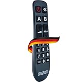 SCHWAIGER Universalfernbedienung 20 Tasten Seniorenfernbedienung TV...