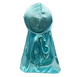 LUOFENG Durag-Hut mit langem Schwanz, bequem, schnell trocknend, seidiger...
