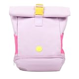 for you Rolltop Rucksack Lila Löwe für Kinder | Kinderrucksack mit...