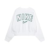Nike FN7720-100 G NSW Trend FLC Crew PRNT Shorts Girl's White Größe M
