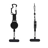 2 Stück Einziehbarer Handyhalter mit Diebstahlschutz | Handysicherung...