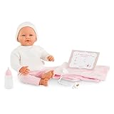 Corolle Mon Grand Poupon - Babypuppe 42 cm, realistische Weichkörper-Puppe...