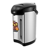POTYYH 4L Glühweinkocher klein - 750W Edelstahl Heißwasserspender mit...
