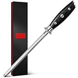 SHAN ZU Wetzstahl 20 cm, Japanischer Messerschärfer, Wetzstahl aus...