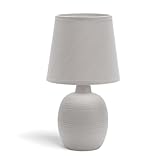 Aigostar Tischlampe Keramik Tischleuchte Lampe für Nachttisch...