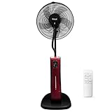 Gotoll Standventilator mit Wasserkühlung und Fernbedienung, Ventilator...