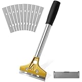 Druuzyl Tapetenentferner mit 10 Klingen - 30cm Tapetenschaber mit...