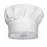 YQQYG Kochmütze Weiß, Kochen Kochmütze Kochmütze Herren Kochmütze...