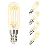 GBLY 4er pack LED Glühbirne E14 Vintage Lampe - T25 Warmweiss Filament...