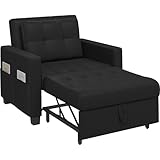 Yaheetech Schlafsessel mit Bettfunktion 3-in-1 Ausziehbares Schlafsofa...