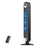 Dreo 20dB Turmventilator Leiser, 9M Windentfernung Ventilator mit Kühlung...